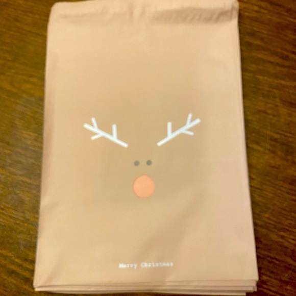 Christmas Rudolph Poly Mailers 10x13 Pack of 25 - Picture 3 of 4